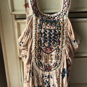 Beautiful beaded around the neck top